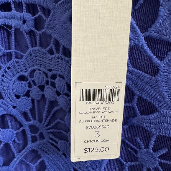 Chico's Lace Dress w/ Cardigan NWT - Picture 3 of 5